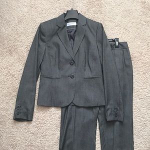 NWOT Calvin Klein 2pc Pinstripe Pant Business Suit